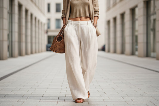 Front-button Cardigan Top And Pants Set 