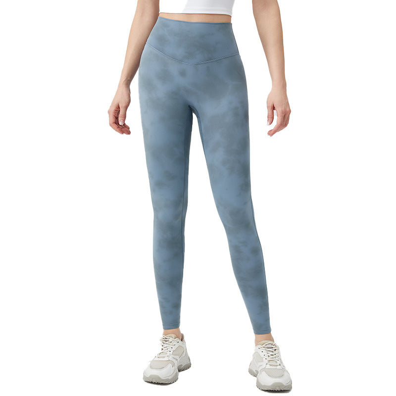 Women's Printed Nude Feel Yoga Trousers - FitiqueFit