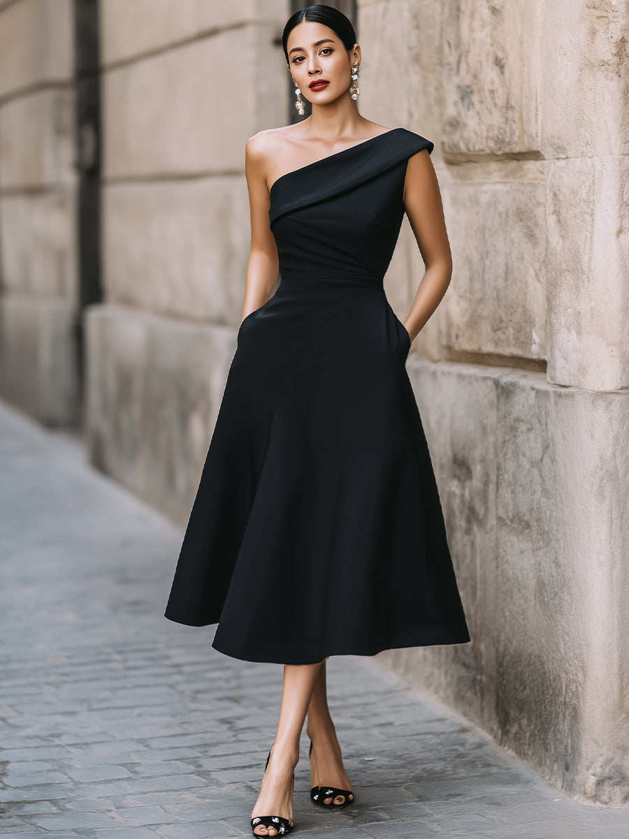 Sexy Off Shoulder Large Swing Women's Dress 
