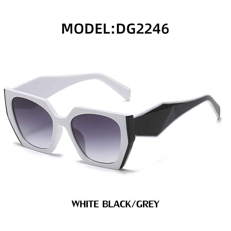 Fashion Cat Eye Wide Temple Sunglasses for Women, High-End  Full Frame Sun Glasses, Designer Style Eyewear 