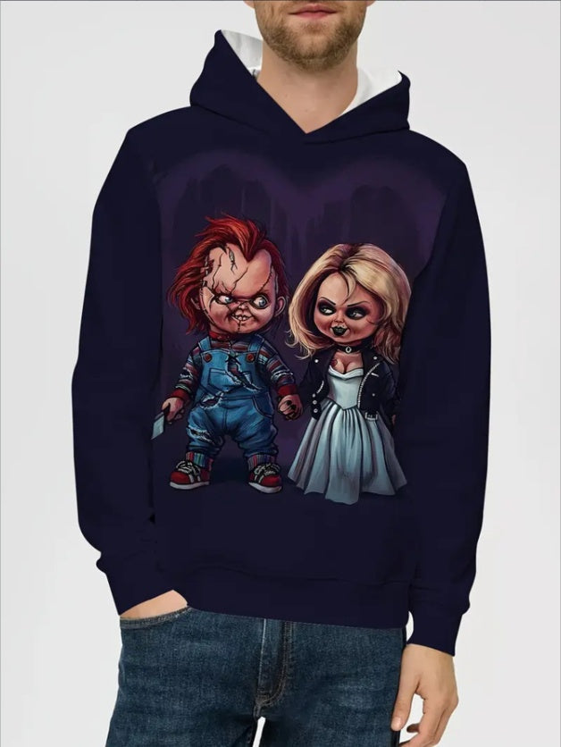 Unisex Printed Hoodie – Casual Graphic Pullover Sweatshirt CJ US
