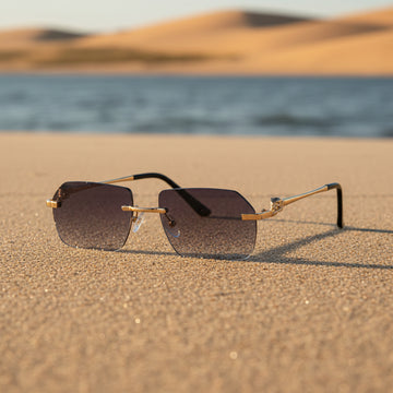 Gold Frame Double Gray