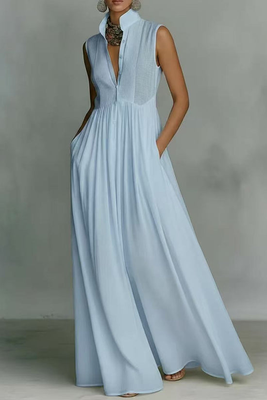 Long Vacation-style French-colored Dress 