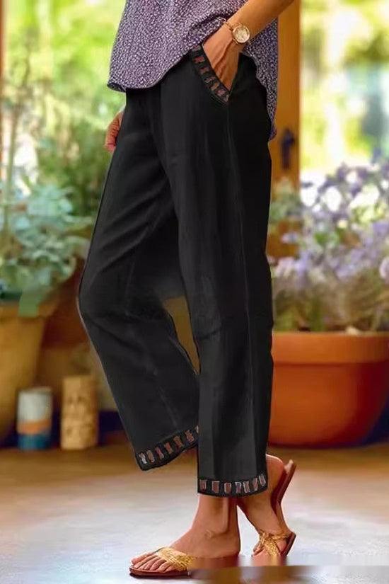 European And American Women's Simple Casual Pants 