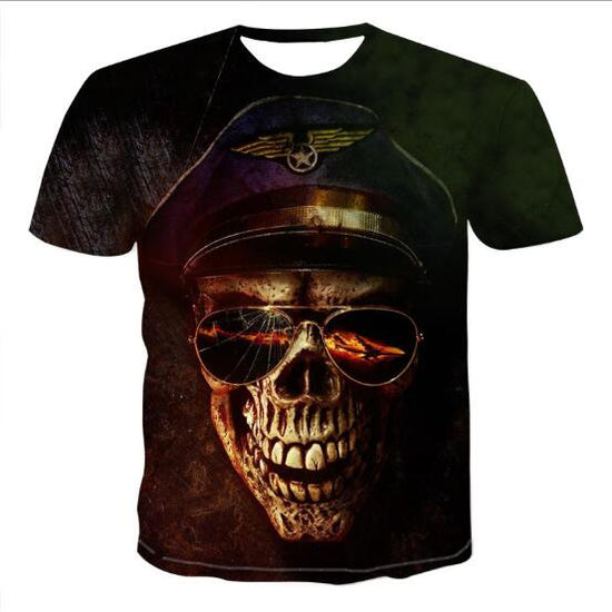 Mens Skull 3D t- shirts | Mens cotton t shirts | Diversi Fashion