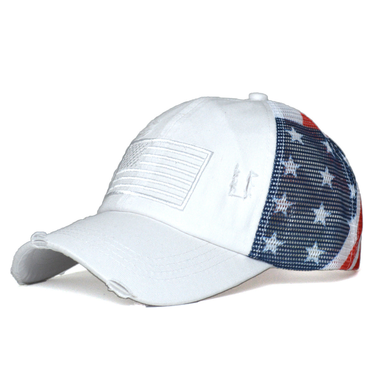 Women's Ripped Embroidered Baseball Cap 