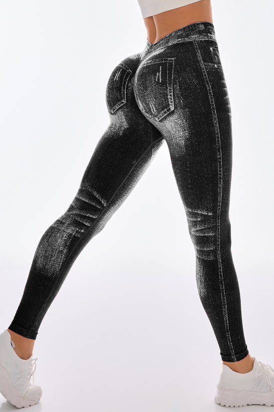 New Fashion Seamless Yoga Pants for Women, High Elasticity, Slimming, High-Waisted with Back V-Shape, Butt-Lifting, Running, Workout, Stylish Leggings