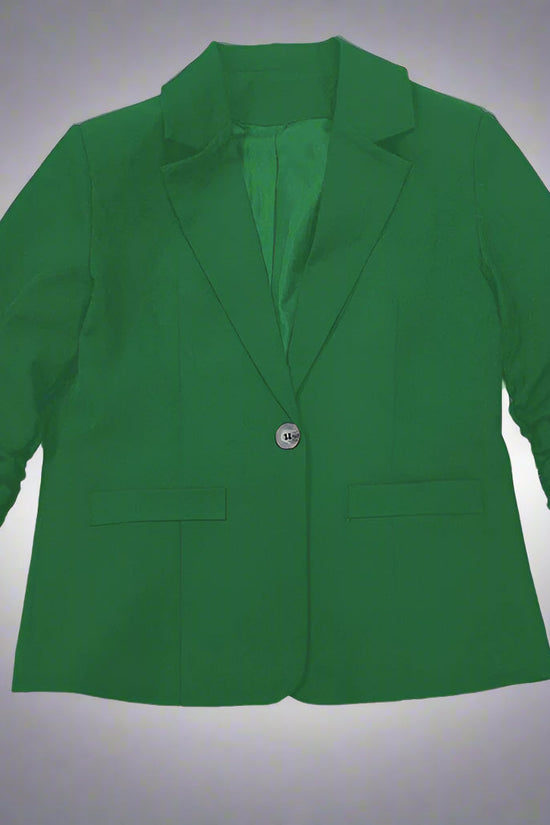 Plus Size Women's Single Button Front Lapel Blouse Elegant Solid Color Long Sleeve Office Shirt Professional Work Wear Tops CJ US