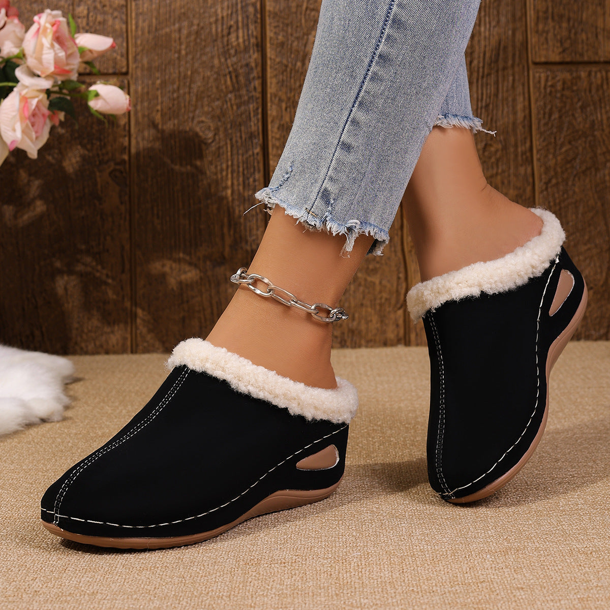 Womens Fashionable Wedge Sandals With Thick Soles 