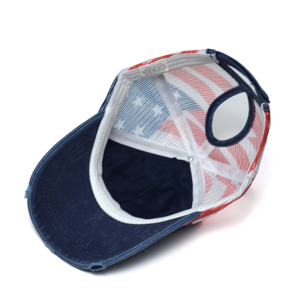 Women's Ripped Embroidered Baseball Cap 