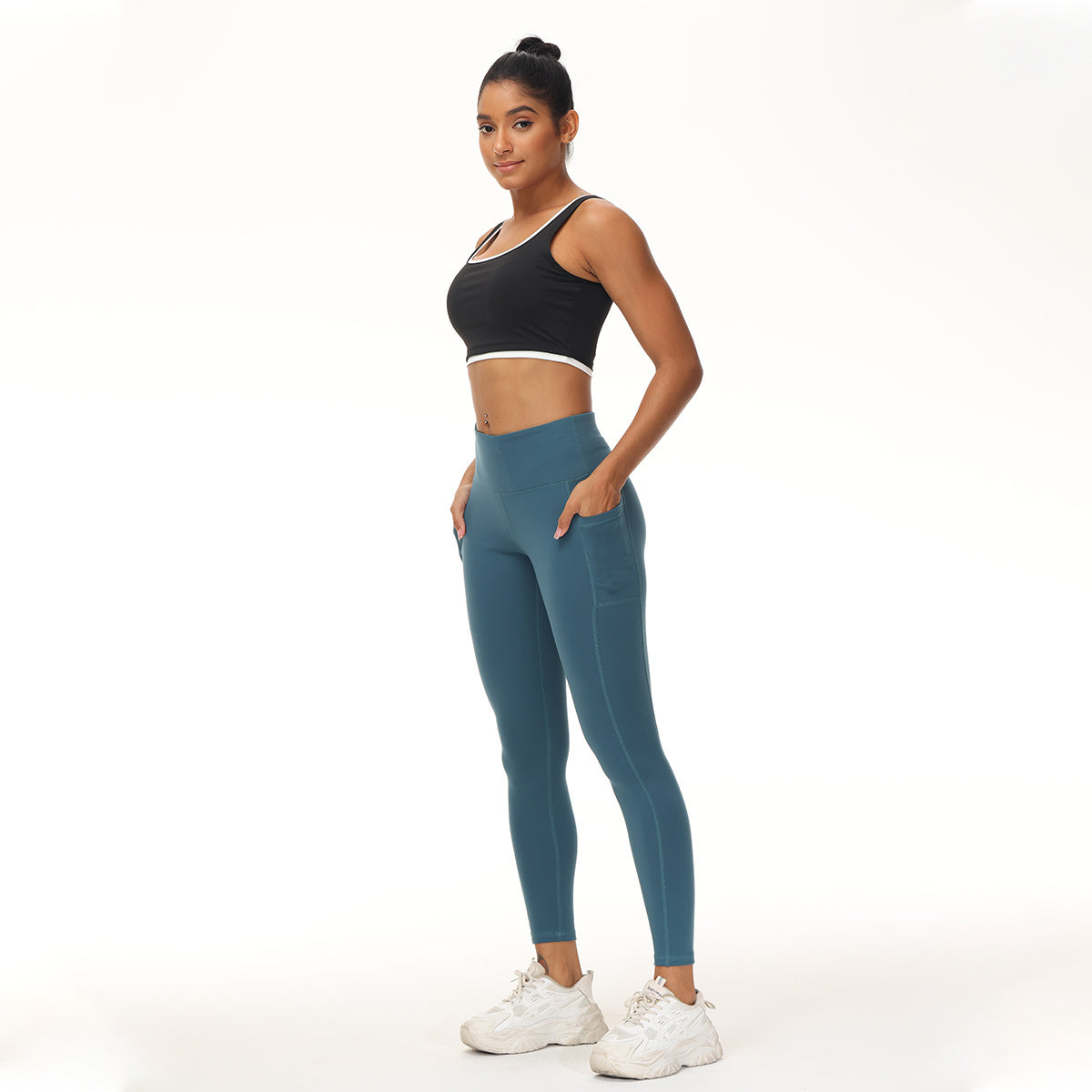 ❄️ Women's Winter Velvet Ankle Pants with Pockets FitiqueFit