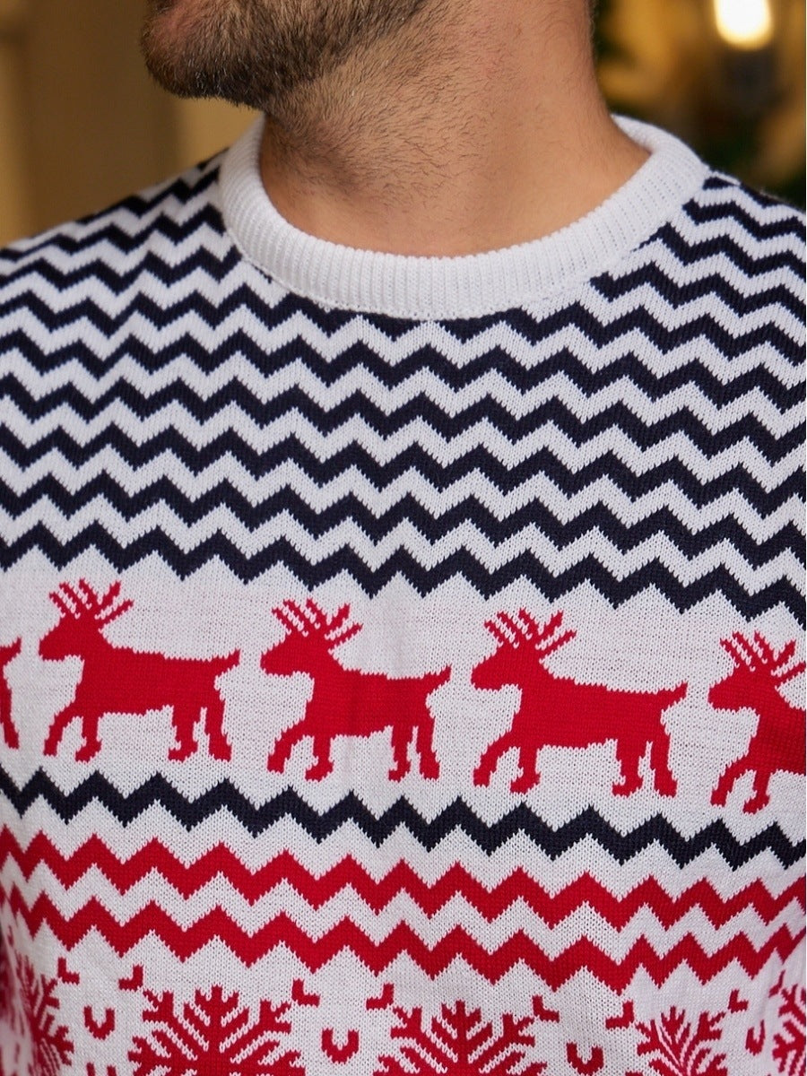 Fashion European And American Sweater New Couple Outfit CJ