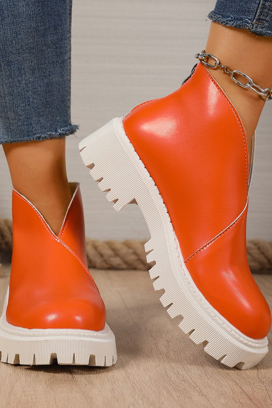 Arrival Women's Plus-size Chunky-heeled High-heeled Ankle Boots 
