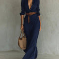  Navy Blue (No belt)