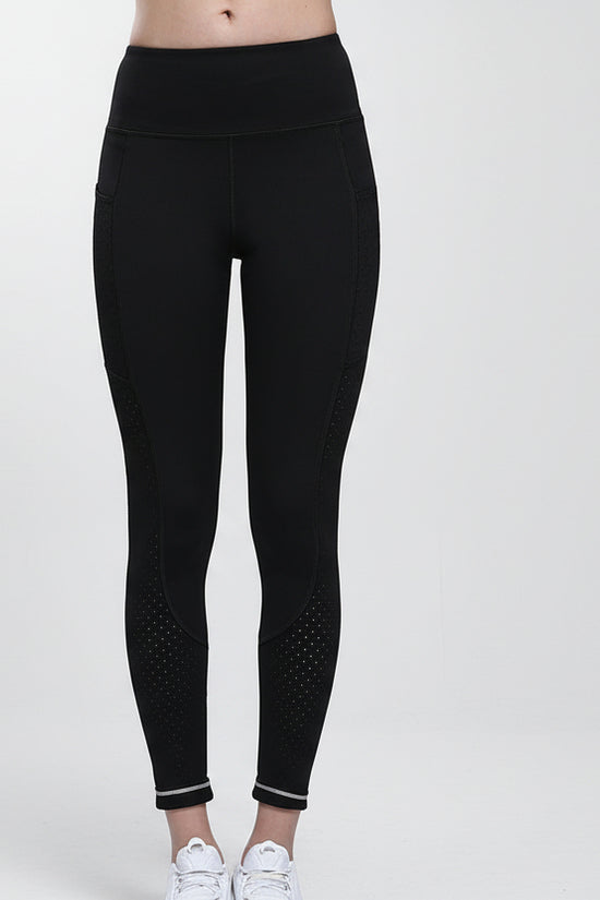 Seamless Tummy-Control Nude-Feel Running Yoga Fitness Pants 