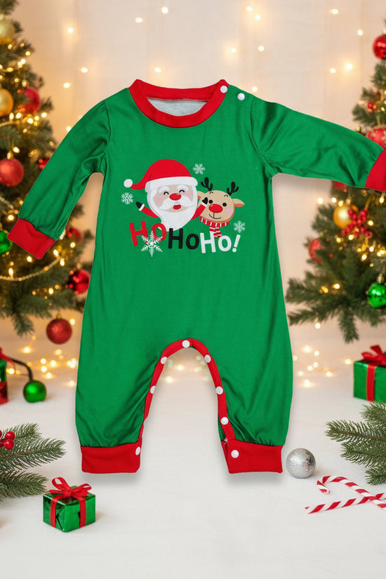 Christmas Pajamas For Family Matching Family Christmas PJs Sets Santa Claus Printed Top Sleepwear CJ