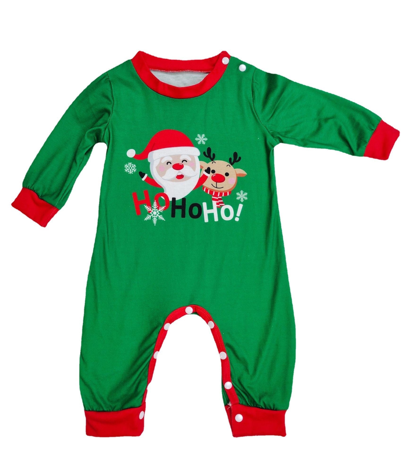 Christmas Pajamas For Family Matching Family Christmas PJs Sets Santa Claus Printed Top Sleepwear CJ