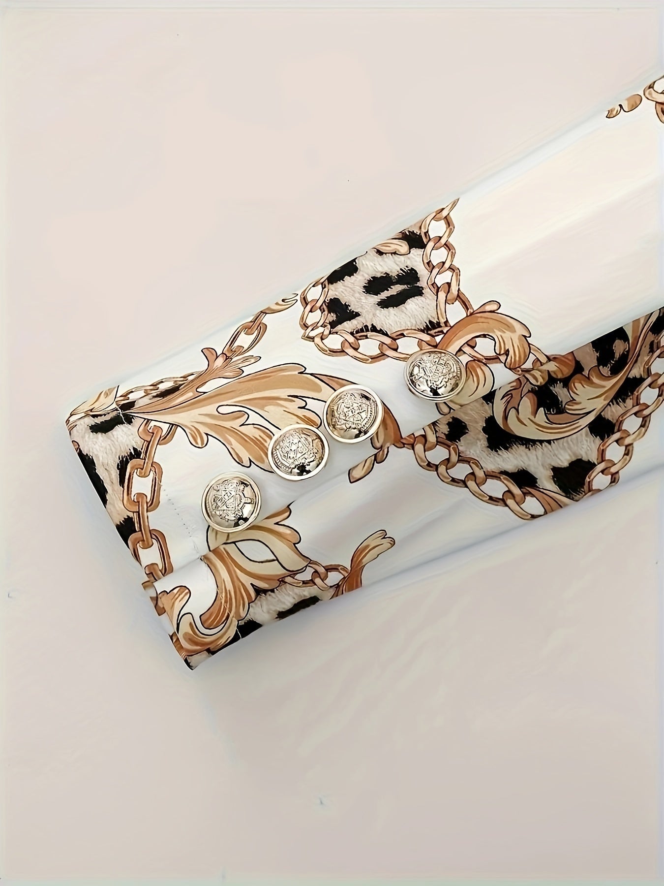 Geometric Print Two-Piece Blazer Set CJ US