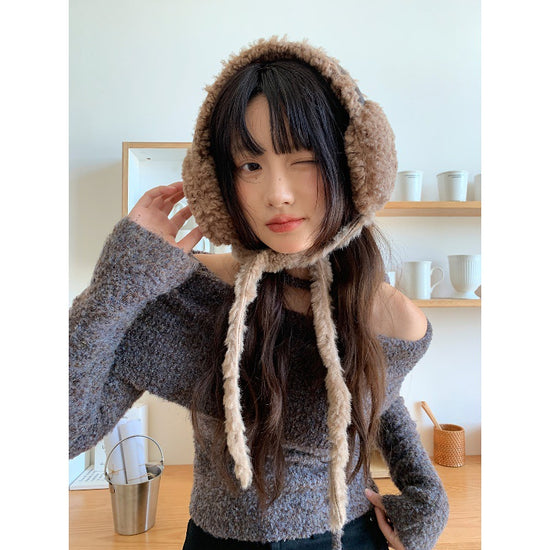 Women’s Fleece Ear Warmers – Warm Outdoor Cycling Ear Covers for Winter - FitiqueFit