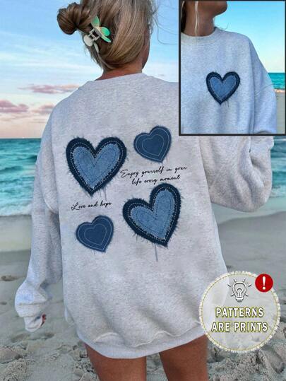 Women's Cute Kitten Graphic Sweatshirt 