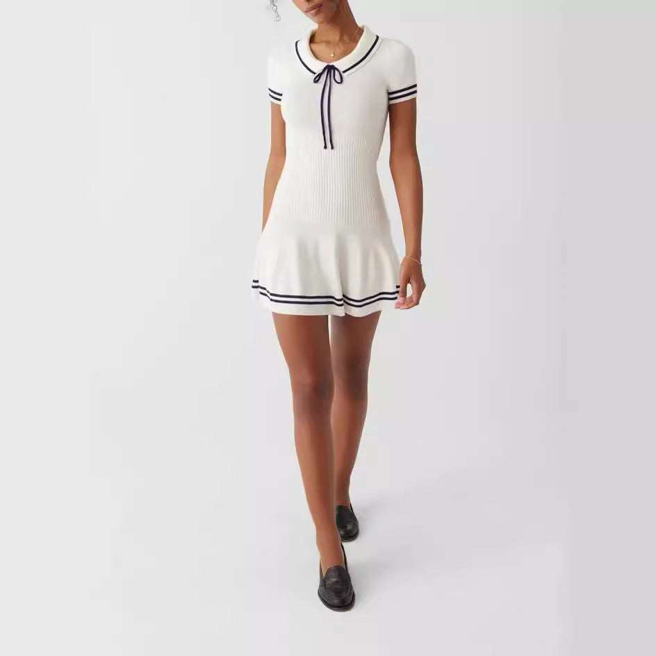 Women’s Striped Knit Midi Dress CJ