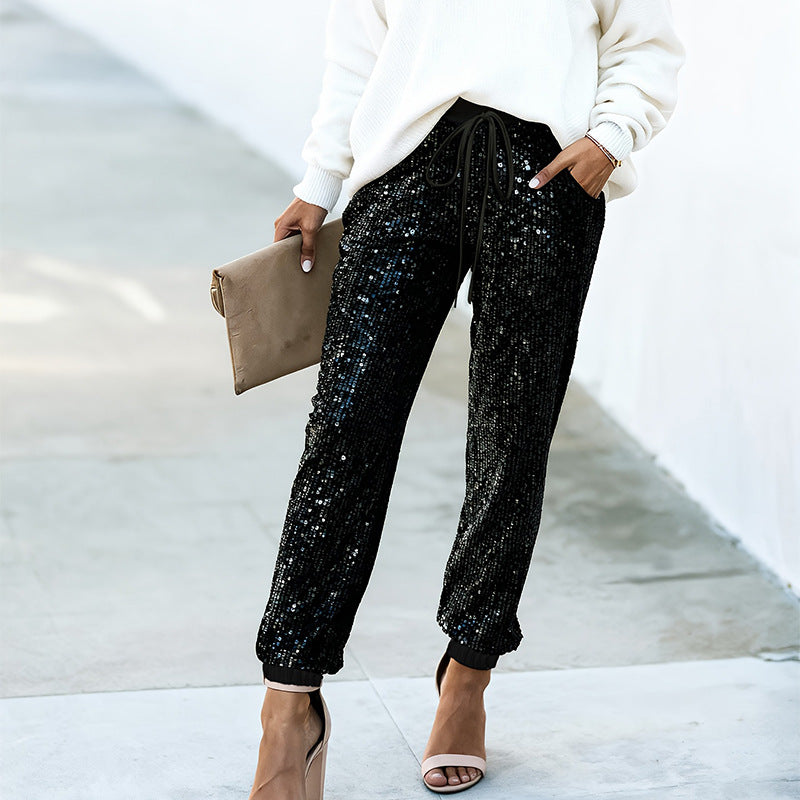 Straight-leg Casual Pants Women's Trousers 