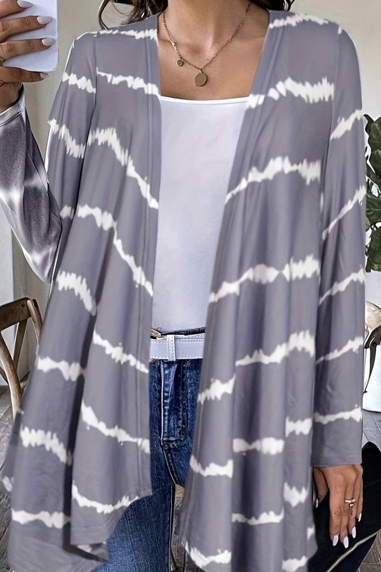 Women’s Printed Open Jacket CJ US