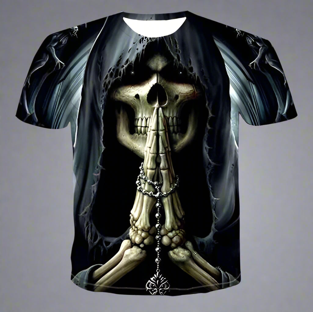 Mens Skull 3D t- shirts | Mens cotton t shirts | Diversi Fashion