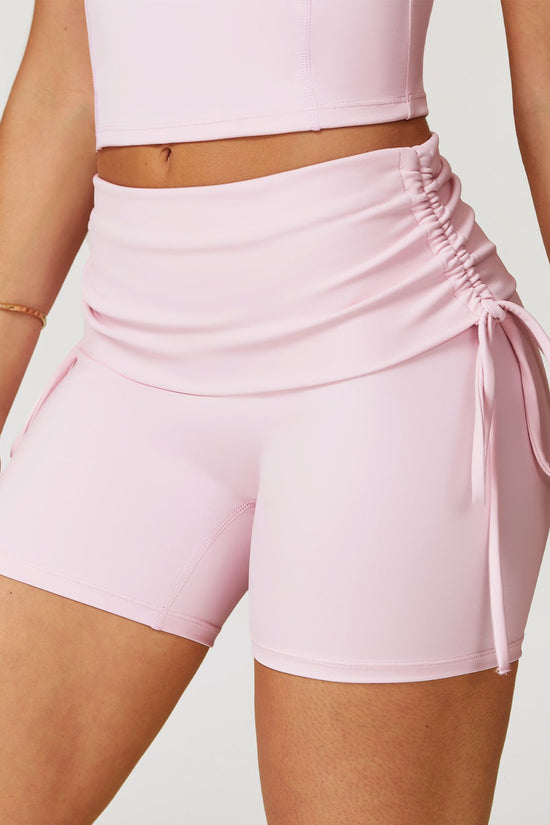 Drawstring tight yoga shorts 