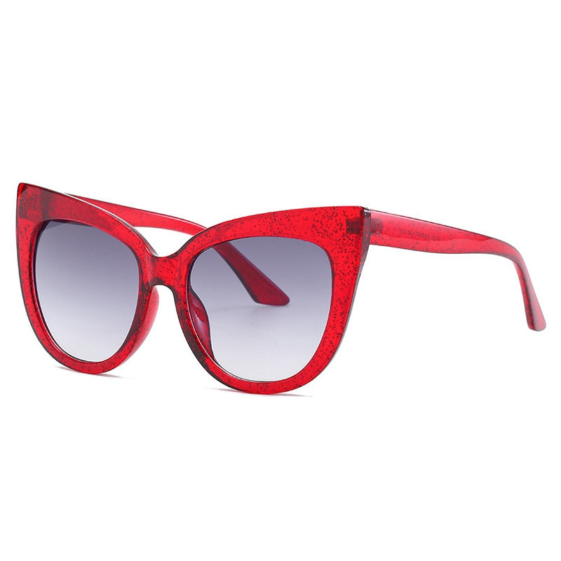 Star Style Luxury Sunglasses Women Oversized Cat Eye Sunglasses eprolo