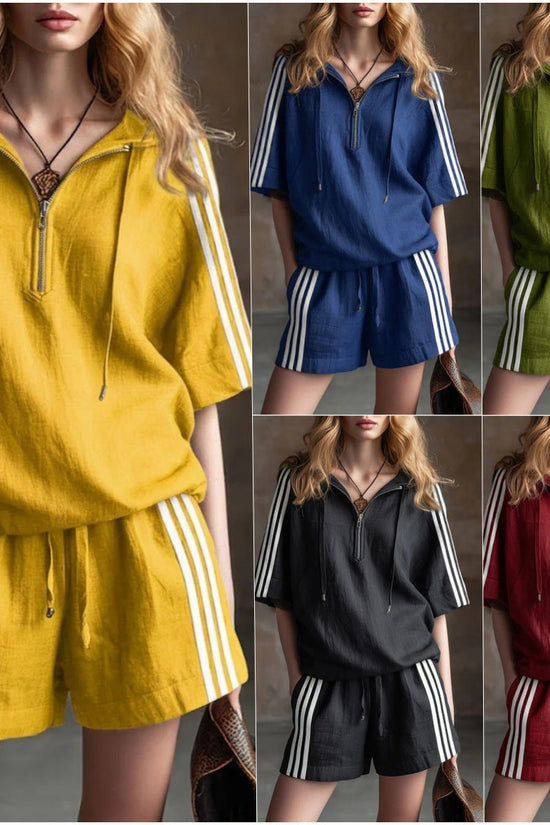 Casual Loose-fitting Two-piece Sportswear Set 