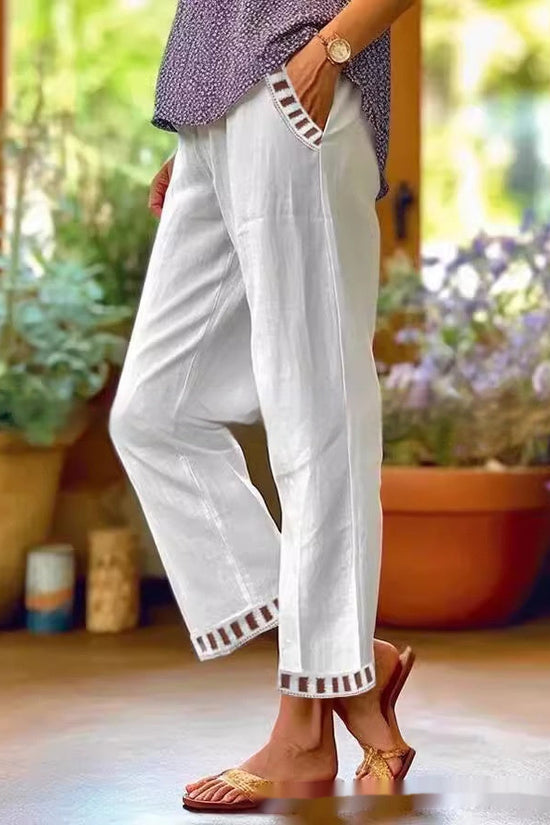 European And American Women's Simple Casual Pants 