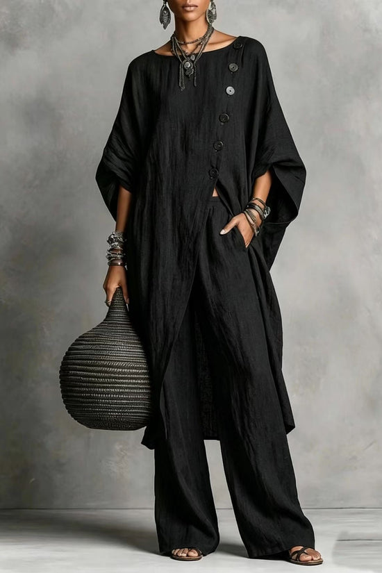 Women's Irregular Casual Shirt Set 