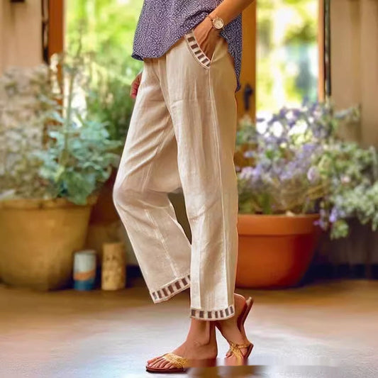 European And American Women's Simple Casual Pants 