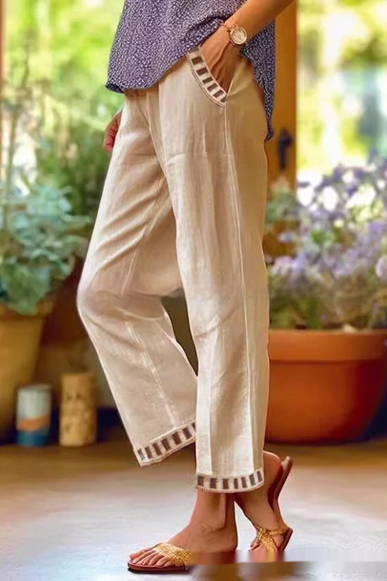 European And American Women's Simple Casual Pants 