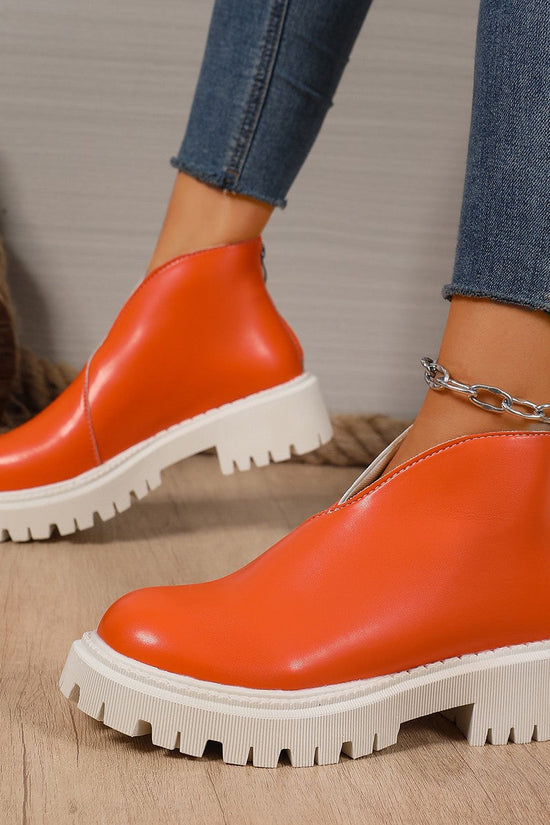 Arrival Women's Plus-size Chunky-heeled High-heeled Ankle Boots 