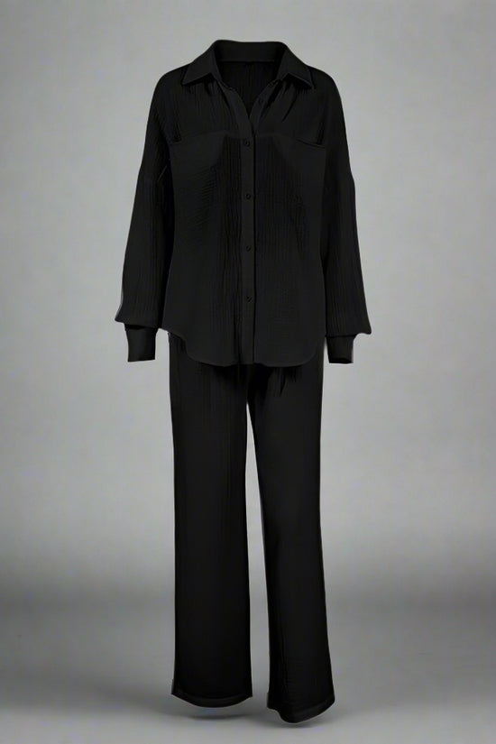 Women's Casual Solid Color Lounge Set CJ US