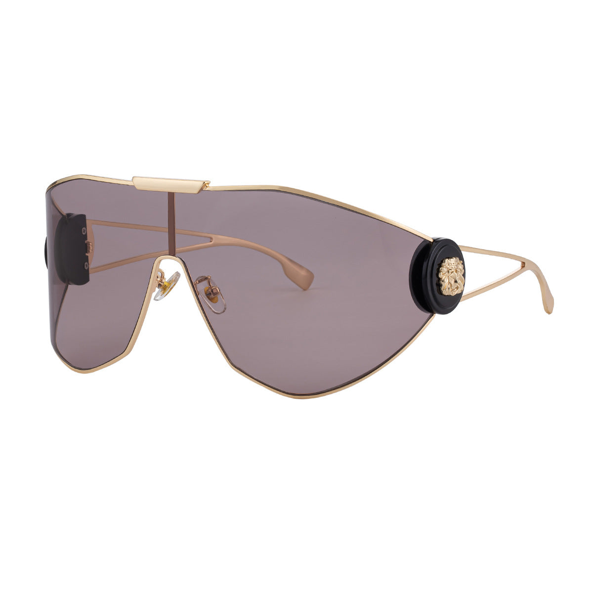 New FashionStyle Full-Frame Sports Sunglasses for Women, Integrated Lens, Outdoor Cycling UV Protection 