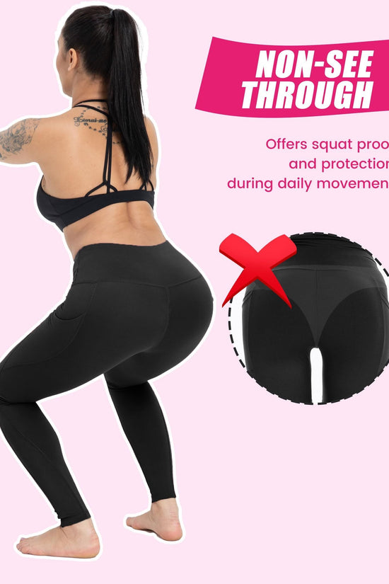 3-Pack High-Waisted Cropped Yoga Pants with Slanted Pockets CJ US