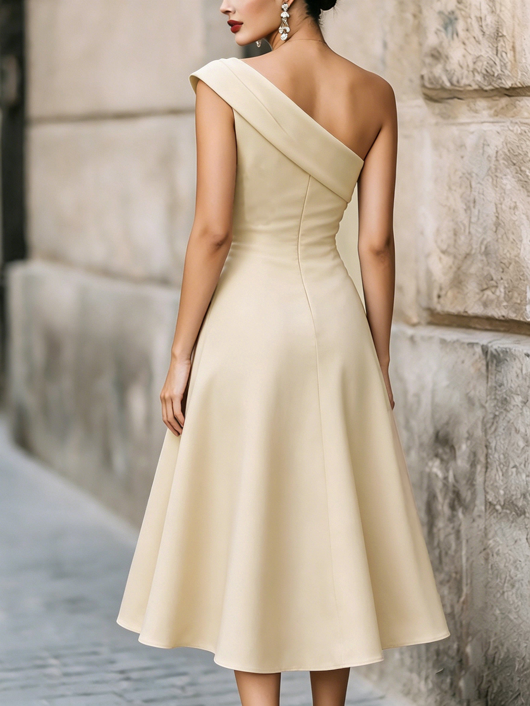 Sexy Off Shoulder Large Swing Women's Dress 