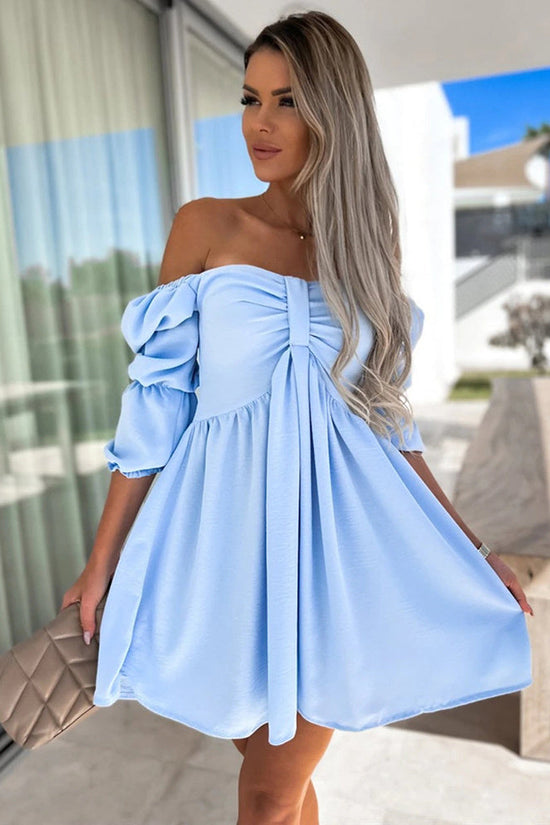 Strapless Off Shoulder Mini Short Dresses for Women CJ