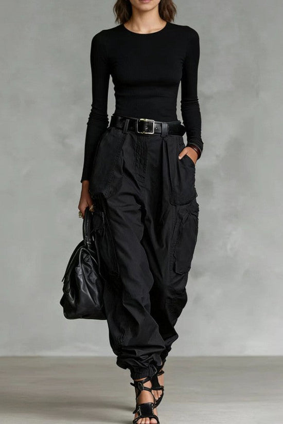 Niche Relaxed-fit Wide-leg Casual Trousers For Women 