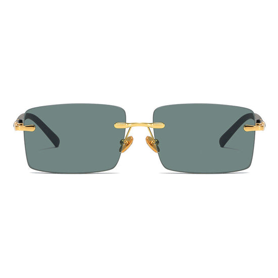 Rimless Crystal Sunglasses – Lightweight & Trendy CJ