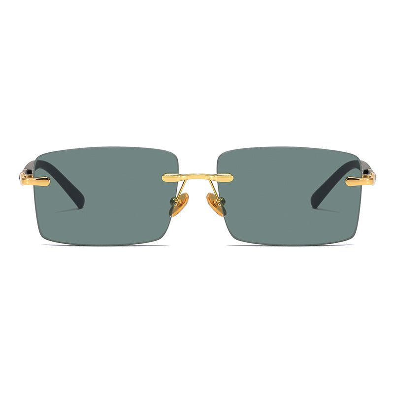 Rimless Crystal Sunglasses – Lightweight & Trendy CJ