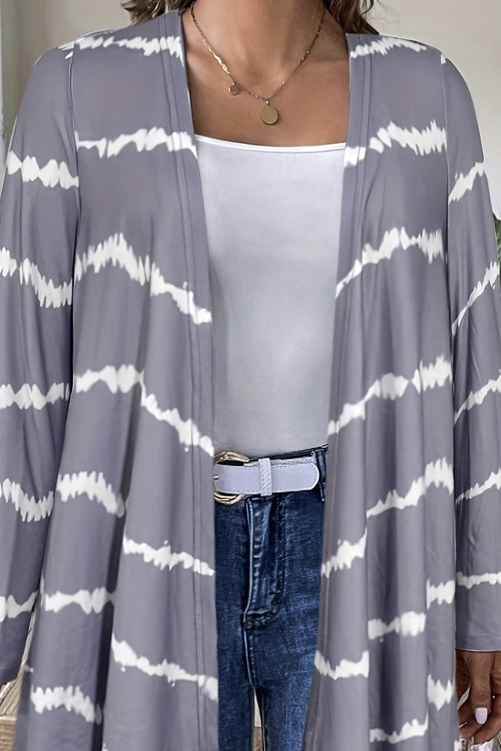 Women’s Printed Open Jacket CJ US