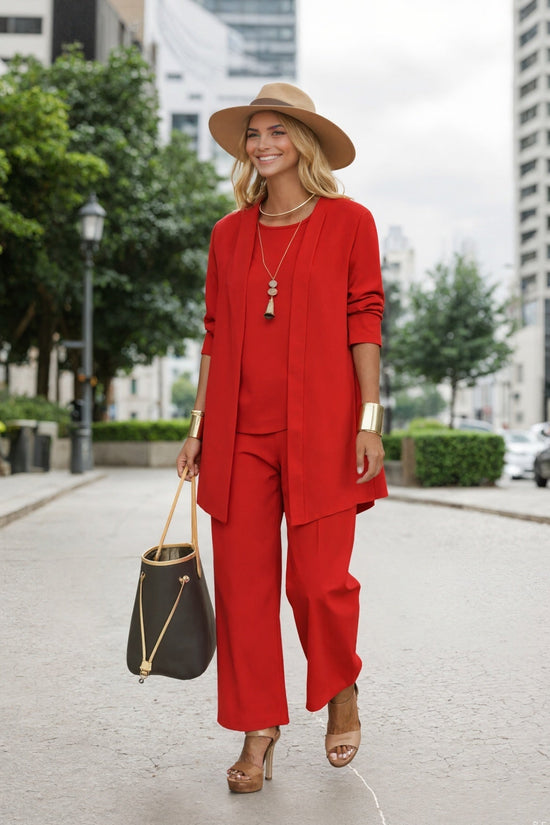 2025 Women's Three Piece Set, Women's Set, Loose Set, Suitable For All Seasons CJ US