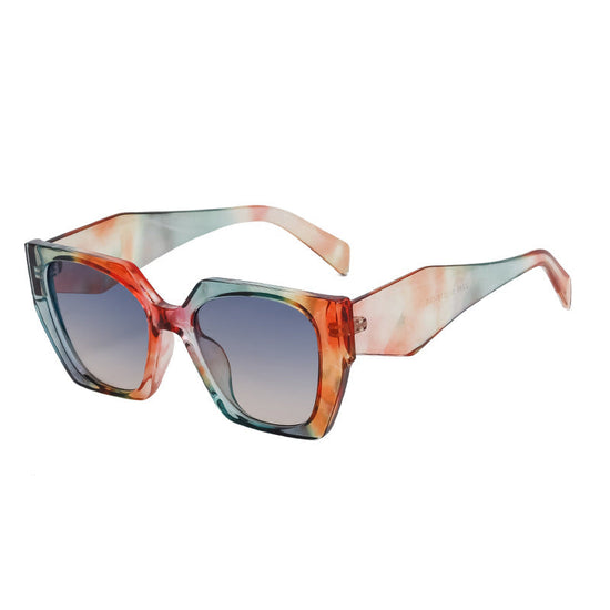 Fashion Cat Eye Wide Temple Sunglasses for Women, High-End  Full Frame Sun Glasses, Designer Style Eyewear 