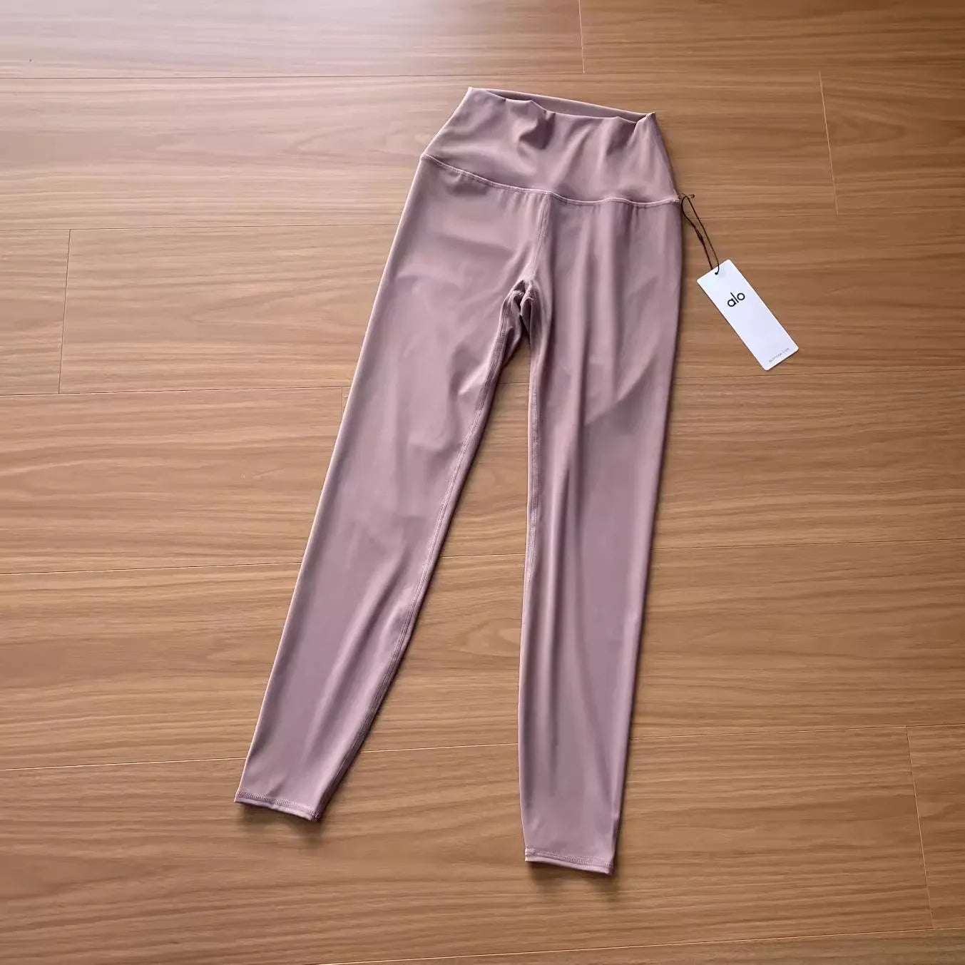 Alo High-waisted peach-hips Pilates exercise nude yoga pants for women skinny fitness pants for lifting hips FitiqueFit