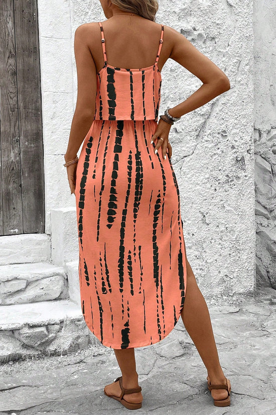 Printed camisole dress 