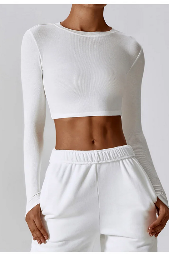 🧘‍♀️ Women’s Slim Fit Long Sleeve Yoga Top FitiqueFit